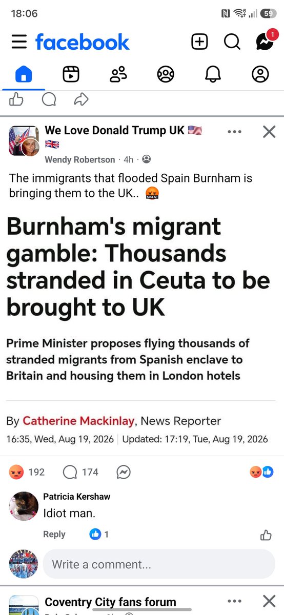 AdamCarbutt's tweet photo. @ShabanaMahmood Is this true??? It better not be! https://t.co/7ldEG5lMN0
