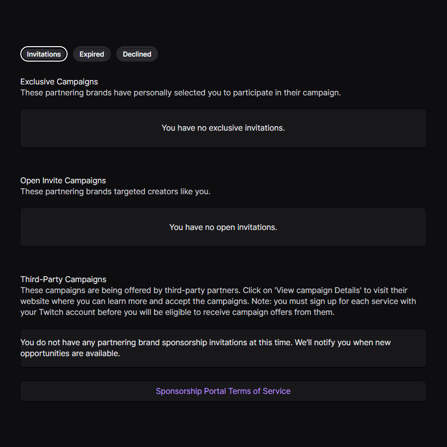 zachbussey's tweet photo. Twitch is opening the Sponsorship Dashboard to all Affiliates and adding an integration with Wehype for third-party campaigns (seemingly replacing StreamElements). https://t.co/LyVIeRJxmh