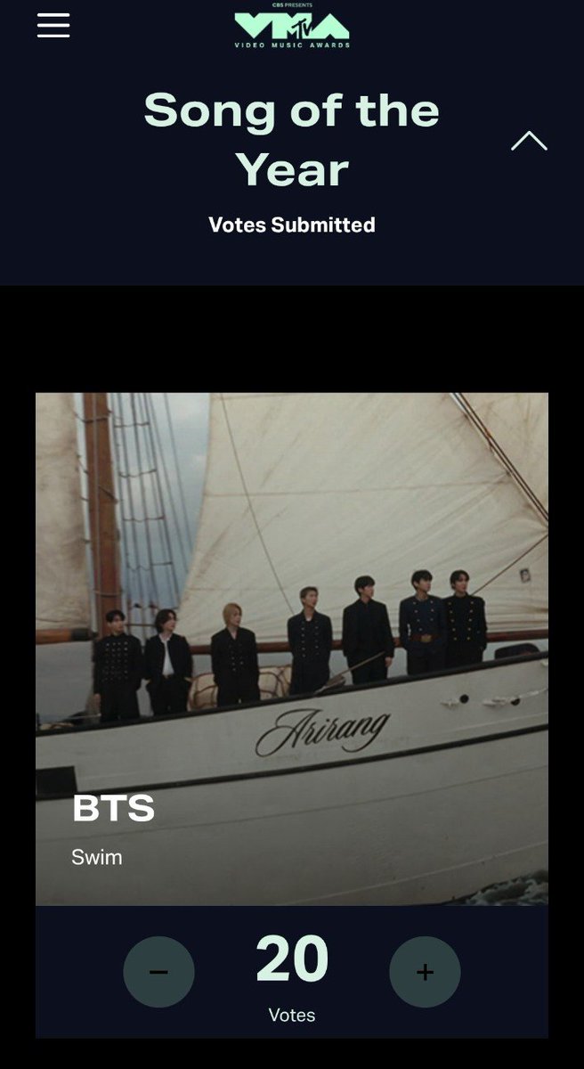 tiwi_ayangncim's tweet photo. Jangan lupa jam 00.00 - 00.59 bisa vote 20 kali Army ๐๐
#BTS_VMAS https://t.co/aASTX2SbYT