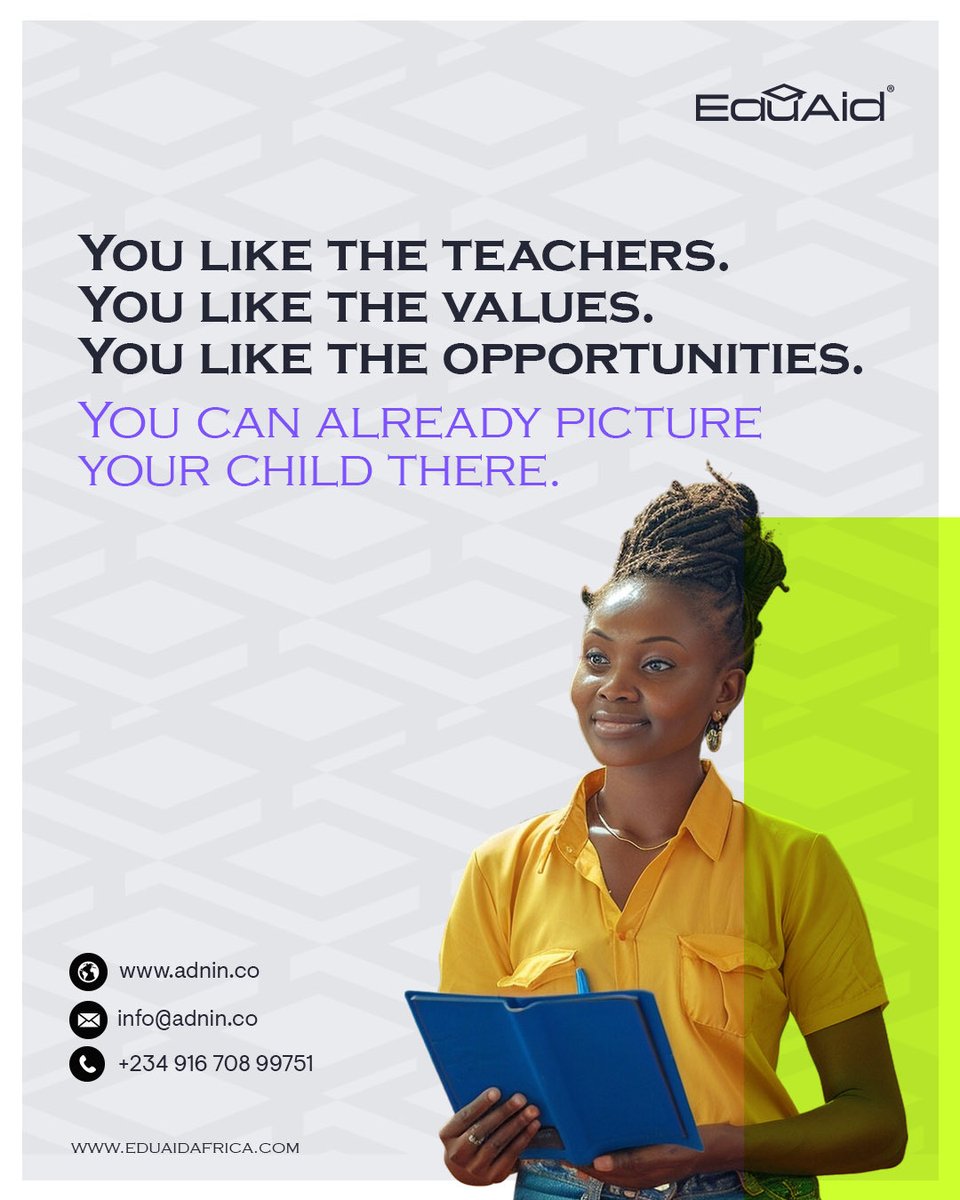official_eduaid's tweet photo. Choosing a school for your child isn’t always just about the school fees.

It’s about the teachers.
The environment.
The opportunities.
The values. https://t.co/ETbghCSn8s