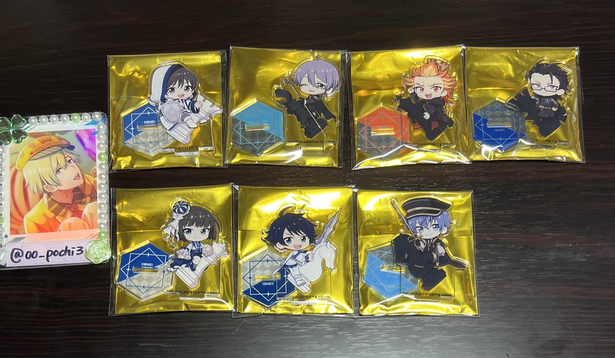 oo_pochi3's tweet photo. 【交換 譲渡】アイドルマスターSideM SMILE BASE CAFE スマイルベースカフェ ミニアクスタ

譲▶︎旬夏来朱雀玄武麗タケル秀

求▶︎百々人＞定価(990円)+送料
譲渡は交換決まり次第になります。

※郵送もしくは11thDay1にて手渡し

検索からでもお気軽にお声がけください。 https://t.co/G7wP6mGD8J