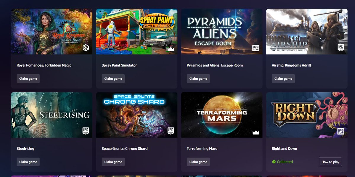 videogamedeals's tweet photo. (PCDD) Free Games for Amazon Prime Members via Luna. https://t.co/Bom0fjahe7

Royal Romances: Forbidden Magic (3P)

Spray Paint Simulator (Amazon Games App) https://t.co/navYl3GiVo