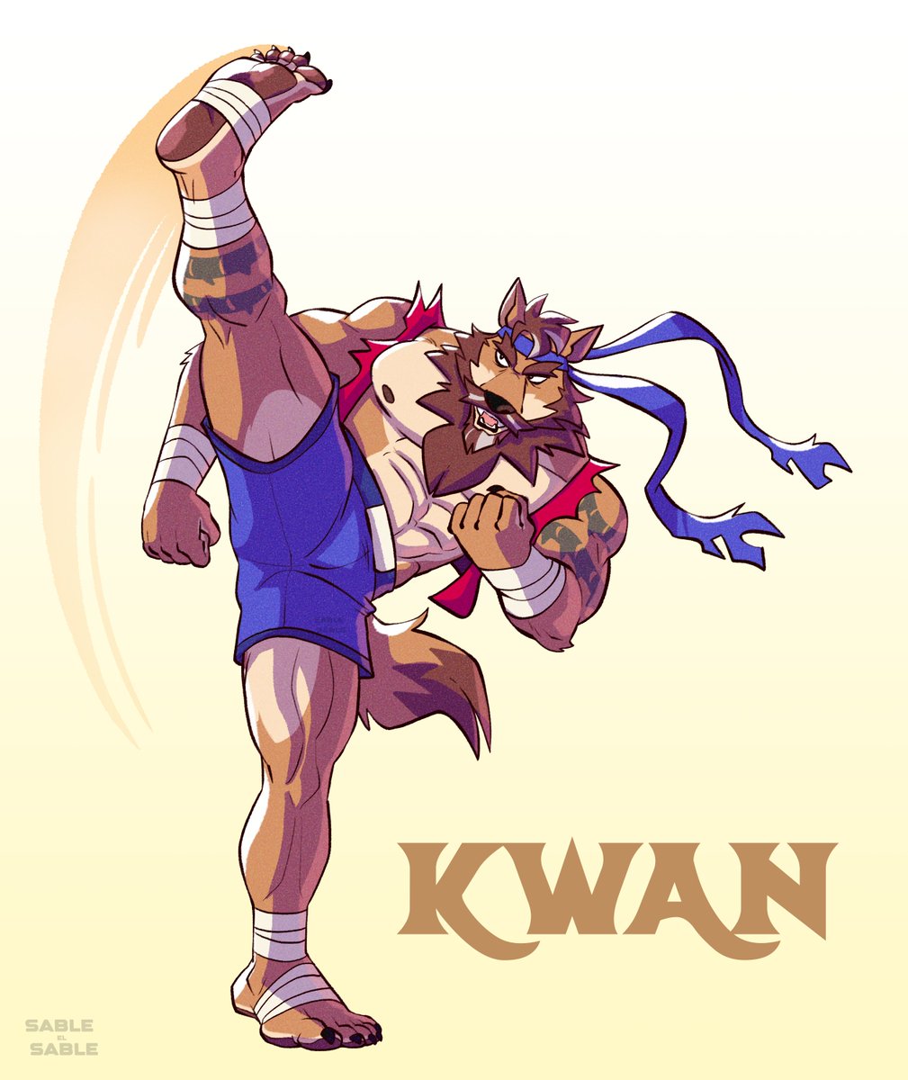 SableElSable's tweet photo. New #OC, His name is Kwan https://t.co/90Nct0r476