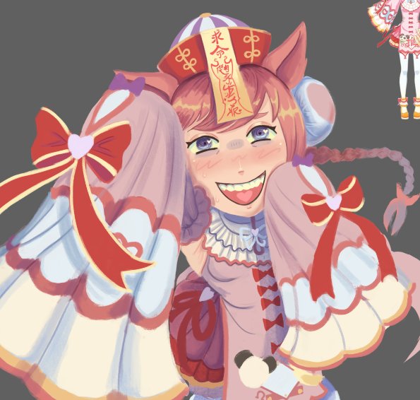 ohmelel's tweet photo. Lil WIP of Digital in her alt....I want it so bad😭😭😭 
#umamusume #umamusumeprettydeeby #wip https://t.co/7fbmE6iqYd