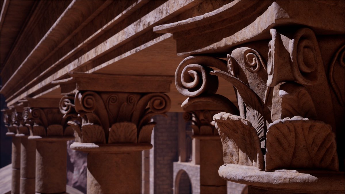 maddalodavidee's tweet photo. Roman real-time environment created in Unreal Engine 5.
Game-ready assets, materials, lighting and atmosphere.

More breakdowns on ArtStation:
https://t.co/4vKZPJuNhs

#UnrealEngine5 #EnvironmentArt #3DArt #GameArt #RealTime https://t.co/itHMPpNi2s