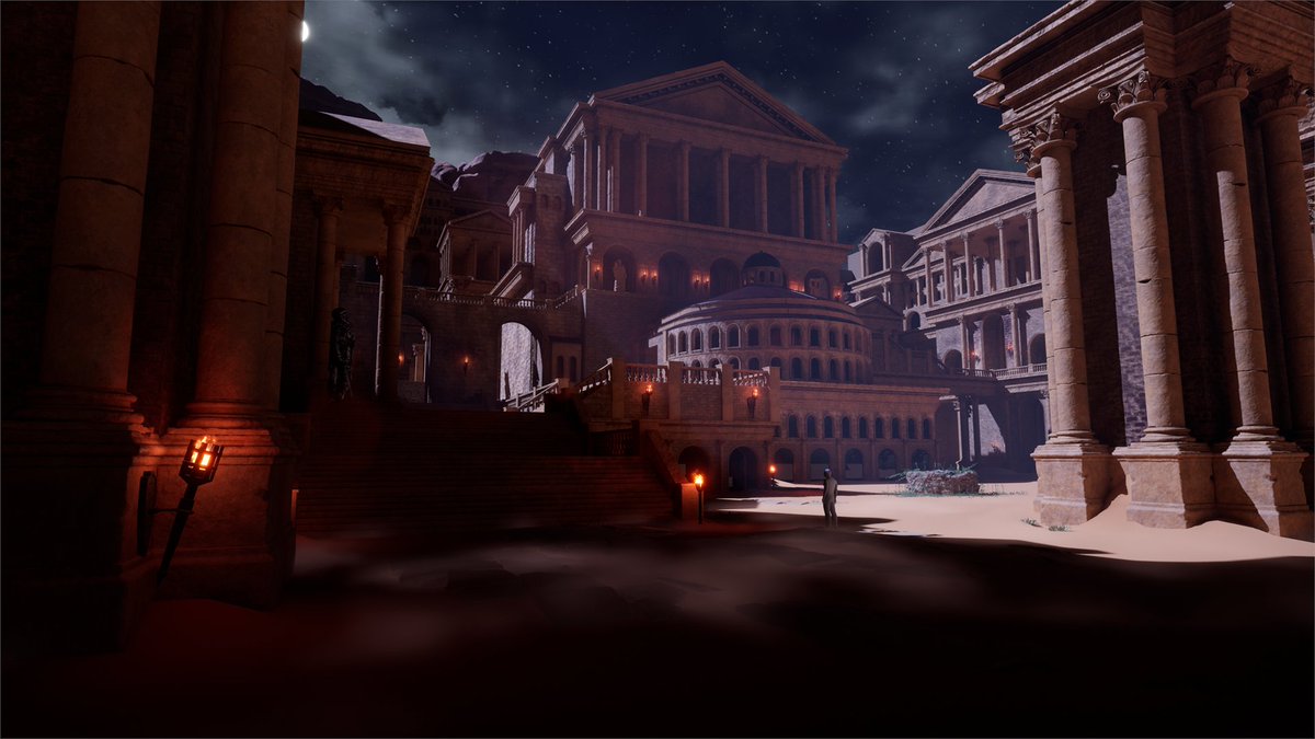 maddalodavidee's tweet photo. Roman real-time environment created in Unreal Engine 5.
Game-ready assets, materials, lighting and atmosphere.

More breakdowns on ArtStation:
https://t.co/4vKZPJuNhs

#UnrealEngine5 #EnvironmentArt #3DArt #GameArt #RealTime https://t.co/itHMPpNi2s