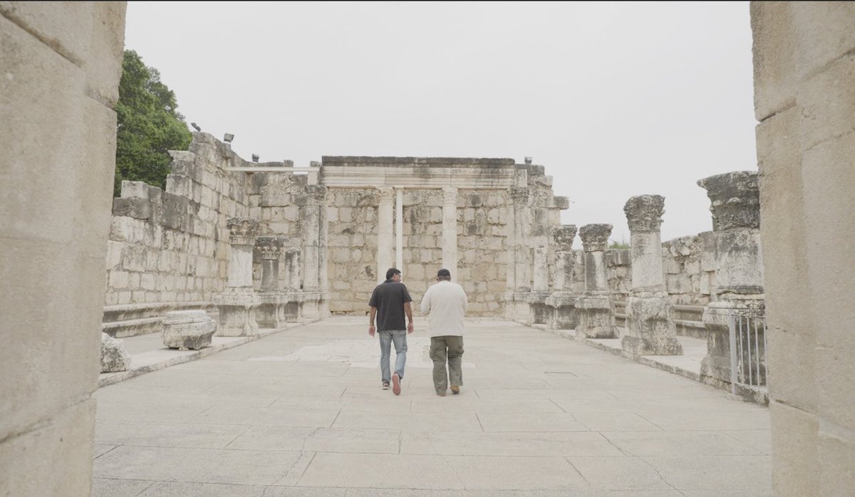 DineshDSouza's tweet photo. “They went to Capernaum, and when the Sabbath came, Jesus went into the synagogue and began to teach. “
     —Mark 1:21

This right here is that synagogue in Capernaum. How strange and exhilarating it is to stand and walk in the footsteps of Jesus. https://t.co/vqsFtwDP76