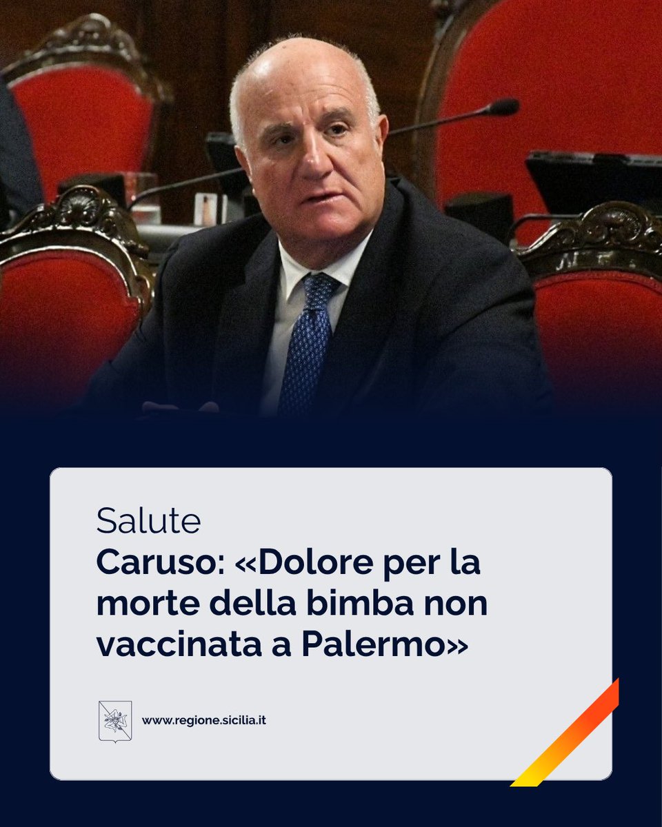 Regione_Sicilia's tweet photo. ⚫️ «Esprimo a nome mio e di tutto il governo regionale il cordoglio e il profondo dolore per la bimba di quattro anni deceduta la scorsa notte all’ospedale “G. Di Cristina” di #Palermo, a causa di una sospetta difterite» (Marcello Caruso).

Leggi 🔗 https://t.co/EzKRJJguJ1 https://t.co/4UpzbQF5YB