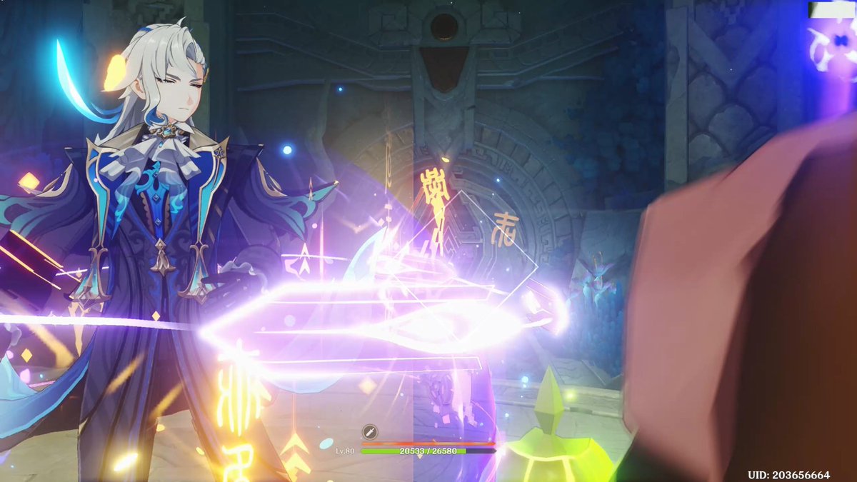 kalebmonroe2's tweet photo. Just logged 2 hours grinding daily quests in Genshin Impact—those Primogems adding up slow but steady, got a new artifact drop that’s actually useful for once https://t.co/kyKGTQnDMd