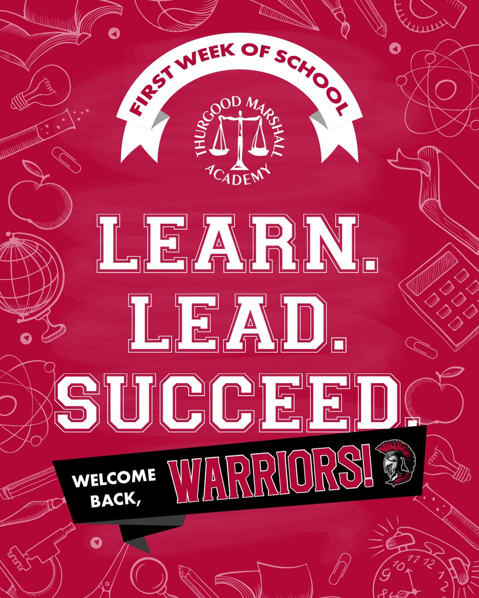 TMAtalks's tweet photo. π WELCOME BACK, WARRIORS! π
Thurgood Marshall Academy welcomes Classes 2027-2030! ππ
Excited for a year of growth, dreams, and possibilities. Letβs make this school year unforgettable! πΎπ
#TMAWarriors #DCCharterProud #ClassOf2027 #ClassOf2028 #ClassOf2029 #ClassOf2030 https://t.co/PW7Ha5L7ve
