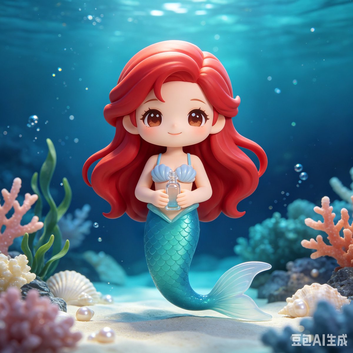 happycat11089's tweet photo. Grok Prompt：turn the fish tail into legs, and retain the human features.😅😅😅 https://t.co/AX0QOHVArw