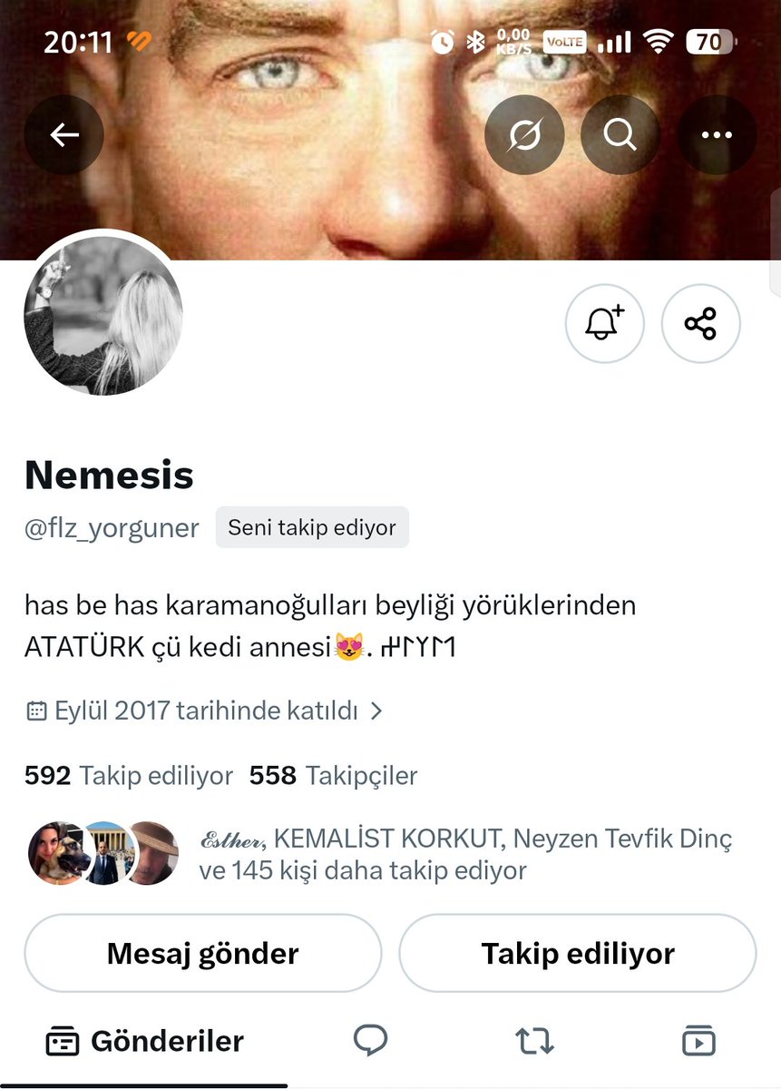Dursnusta100's tweet photo. Değerli Arkadaşım Filiz hanımın hesap karatma Cezası almış görünmez olmuş 
Hesabına girip biraz beğeni yapalım arkadaşlar 

@flz_yorguner 👇Takip etmeyen varsa takip tavsiyemdir https://t.co/jVr8HQrWlZ