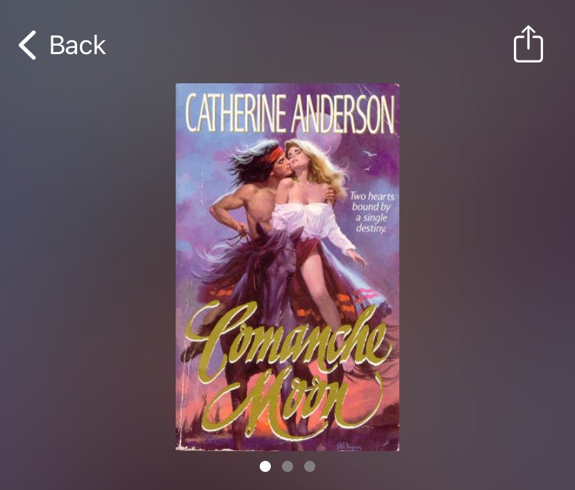 lectoratriste's tweet photo. 51. Luna Comanche, Catherine Anderson.

⭑ ⭑ ⭑ ⭑ ☆̸

⨾ “I strike fear into you because I am a man?"
"It isn't funny."
"I do not laugh. It is a sad thing, yes, that your husband is a man. A very terrible thing.” https://t.co/2B1hkbRFMU