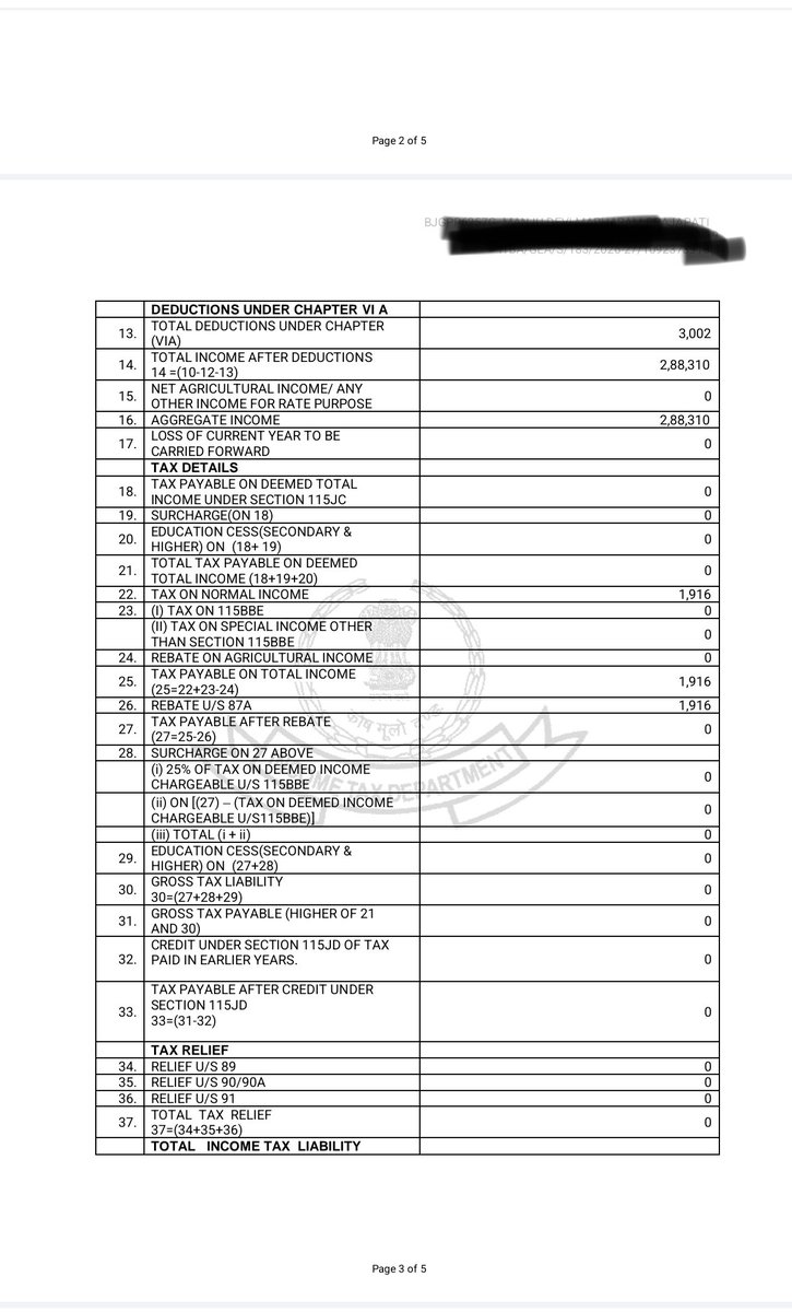 CaHimalaya's tweet photo. Dear 

@IncomeTaxIndia
@FinMinIndia 
@nsitharaman

₹0 tax liability. ₹3.54 lakh interest demand. 🤔

CIT(A) decides the appeal in favour of the taxpayer. AO gives effect u/s 250. The computation shows net tax liability = NIL.

But then the system charges ₹3,54,168 u/s 234B and creates a demand of the same amount.

And this is not a one-off. I have personally come across ~20 such cases.

Is this a simple computation mistake, a system issue, or something that needs a deeper investigation?

@IncomeTaxIndia — taxpayers deserve a clear explanation.
#IncomeTax #TaxAdministration #TaxpayerRights