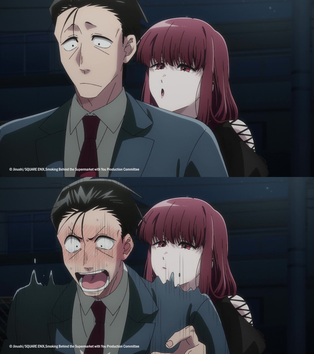 animetv_jp's tweet photo. Sasaki and Yamada, love is in the air?! 🤭🚬

— Watch Smoking Behind the Supermarket With You on Crunchyroll! https://t.co/NUC1PWYKJA