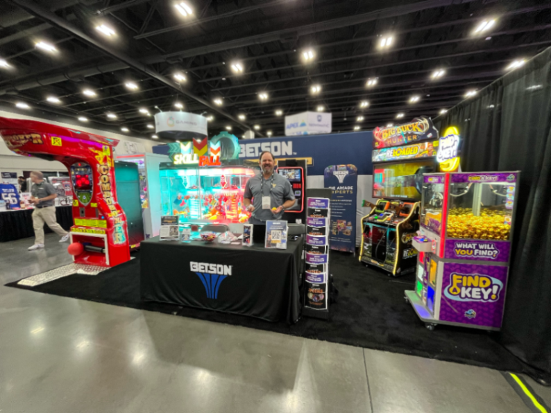 BetsonSolutions's tweet photo. It’s the final day of the Southern Amusement &amp; Entertainment Expo!

Stop by Betson Booth #516 to connect with our sales team, explore which games could be the best fit for your location, and learn more about our financing and leasing options.

#SAEE #GAMOA https://t.co/NiRIn0NGoO