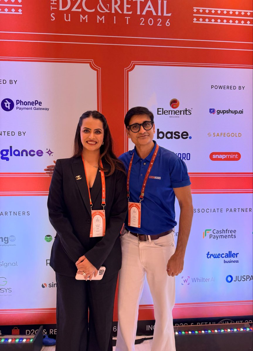 vartikkanangia's tweet photo. Yesterday at the #Inc42 @Inc42 D2C & Retail Summit 2026
One room.
Hundreds of #founders, operators, and investors.
Thousands of conversations.
Some about #AI.
Some about #quick commerce.
Some about #retail.
Some about #funding.
But they all revolved around one thing:
The consumer has changed.
And the brands that don’t change with them won’t be around much longer.
India’s consumer story is just getting started.
Excited for what’s next. 🚀 @amangupta0303 @umair_zo @robhargava @vardhanvaibhav @humansofhustle @NitroCommerce @zeera_lahori @SahilShresthaX