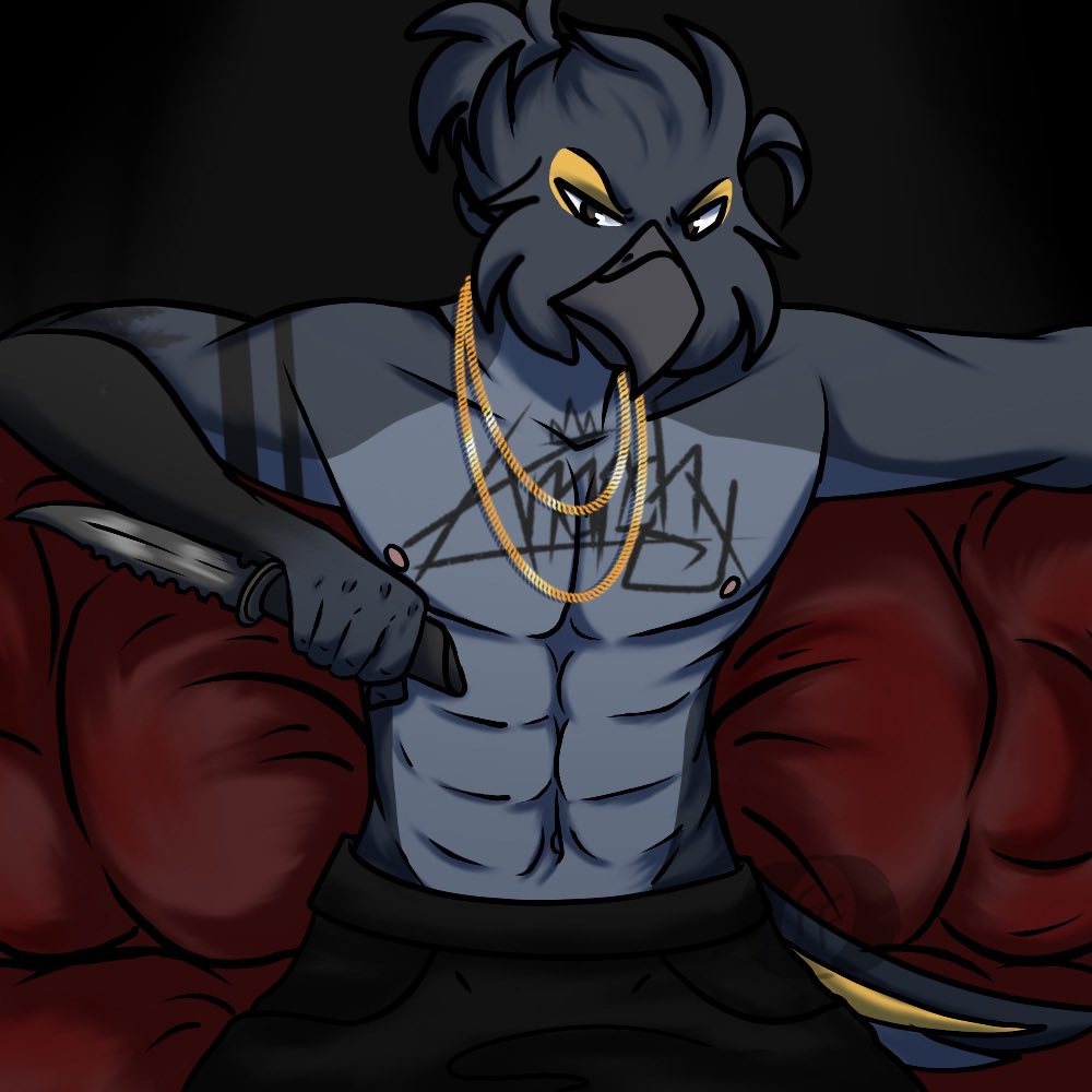 FeatherFlooooof's tweet photo. Totally just made this because of the new chain brush I got 🫣

#furry #furryart #furryartwork https://t.co/6fPSh0UzHy
