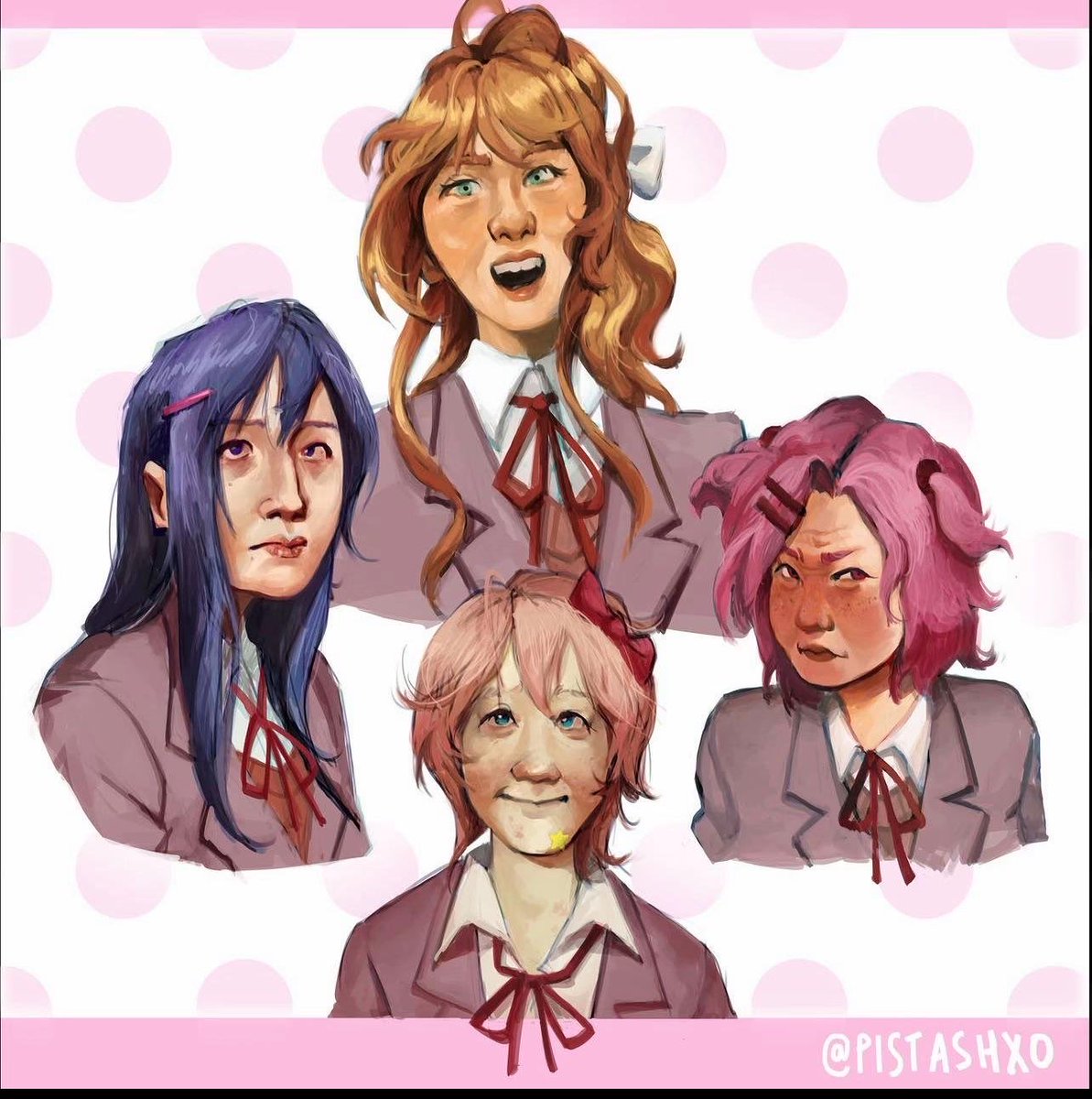 MrsColdArrow's tweet photo. I'll be positive and say that the artist IS actually pretty good at textures and shading, this clearly isn't the work of an amateur, they just need to work on faces because they all look a little off https://t.co/22TcpHH1ME