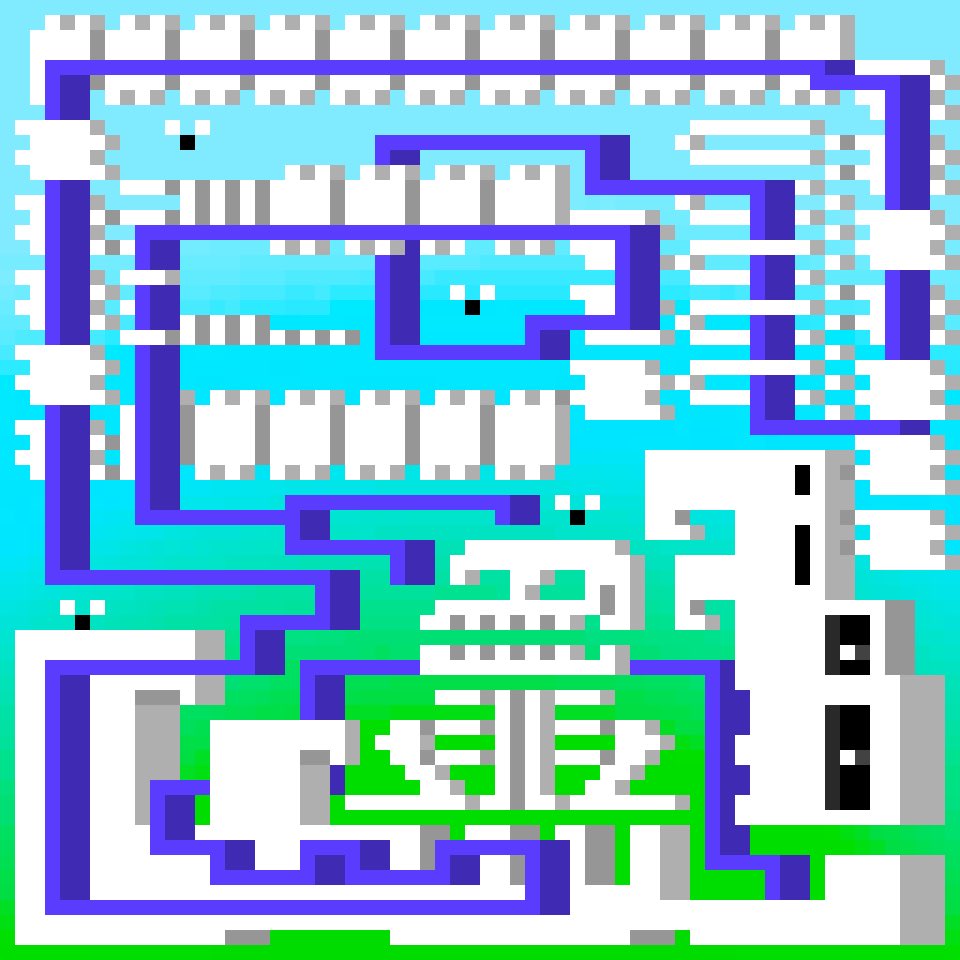 pixskells's tweet photo. "Veneratio Mutua Rubetae et Serpentis"

In equal honour do they stand,
Each unto each with reverent hand;
The toad within the serpent’s maw
Yet neither yields to nature’s law.

These 1of1 64x64 pixel works of art will be tied to the 10x10 @pixskells collection. 

What comes of them is yet to be determined…