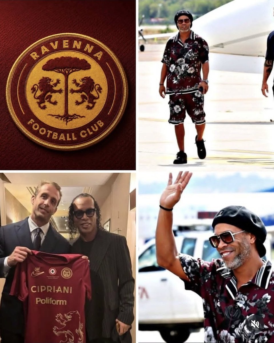 PoojaMedia's tweet photo. Ronaldinho comes out of retirement to sign for Serie C side, Ravenna 💪 https://t.co/1u5AKXiVaG