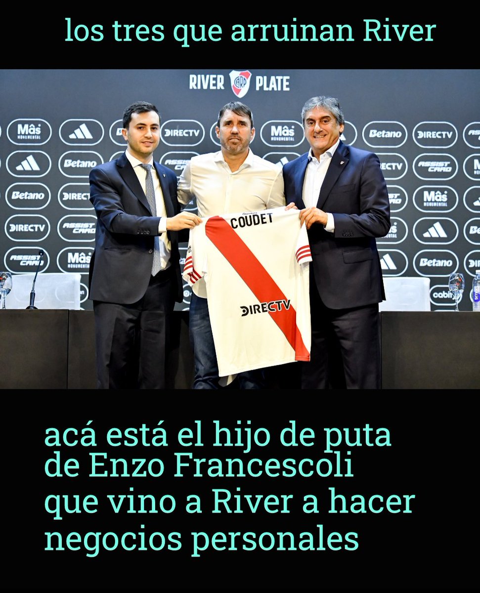 juanjoffaa's tweet photo. @LaBaandaCARP El adebacle de River. https://t.co/bwZpQII0QC