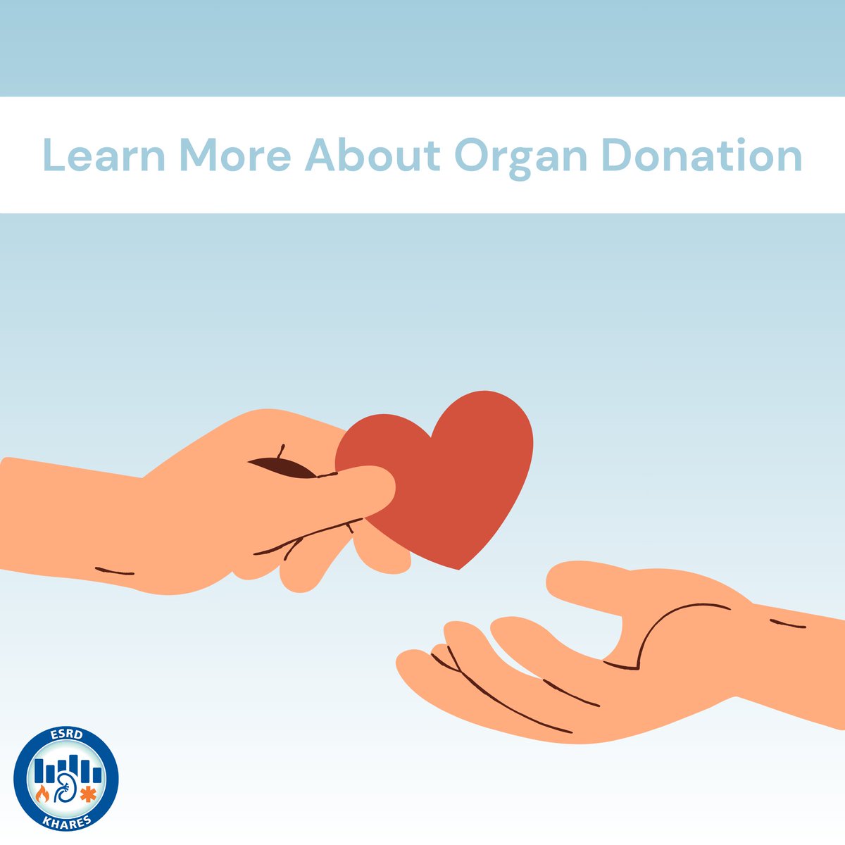 esrdkhares's tweet photo. Organ donations save lives, and it’s important to learn how living organ donations work. Living organ donors can donate a kidney or part of their liver to help save the life of someone in need – allowing both the donor and the recipient to live long, healthy lives.

#DonateLife https://t.co/yZBCwkJfER