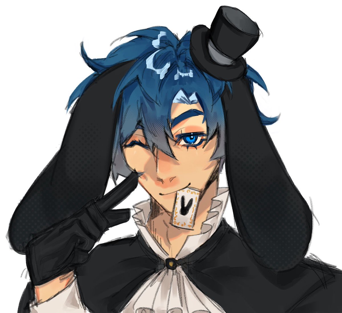 QuizzySkeptical's tweet photo. Thank you @luckytama777 for this amazing art icon. I appreciate it I will use this for #iriam you are very talented.  #Vtuber https://t.co/RDXvxok3Zk