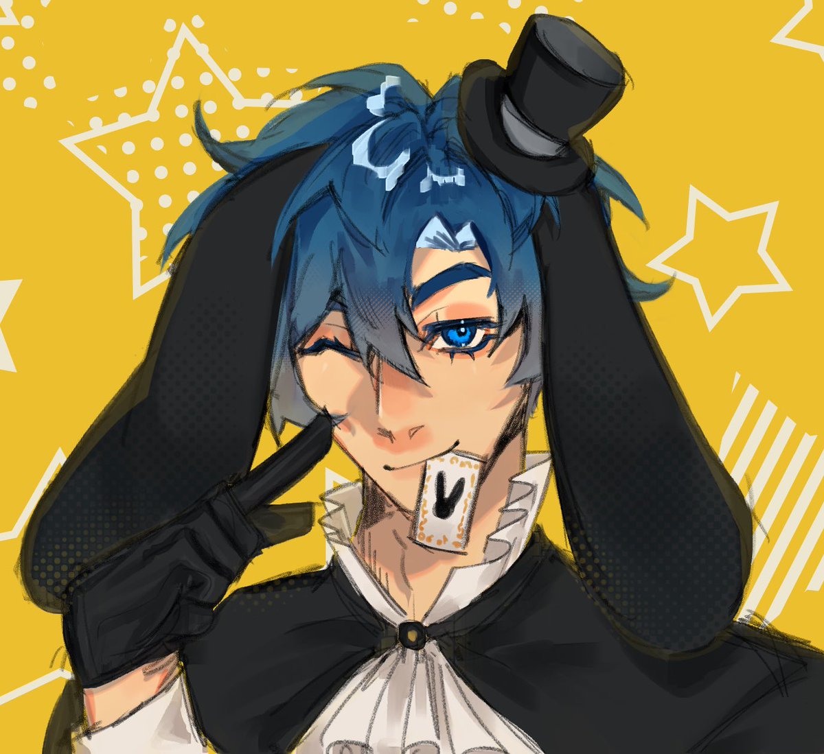 QuizzySkeptical's tweet photo. Thank you @luckytama777 for this amazing art icon. I appreciate it I will use this for #iriam you are very talented.  #Vtuber https://t.co/RDXvxok3Zk