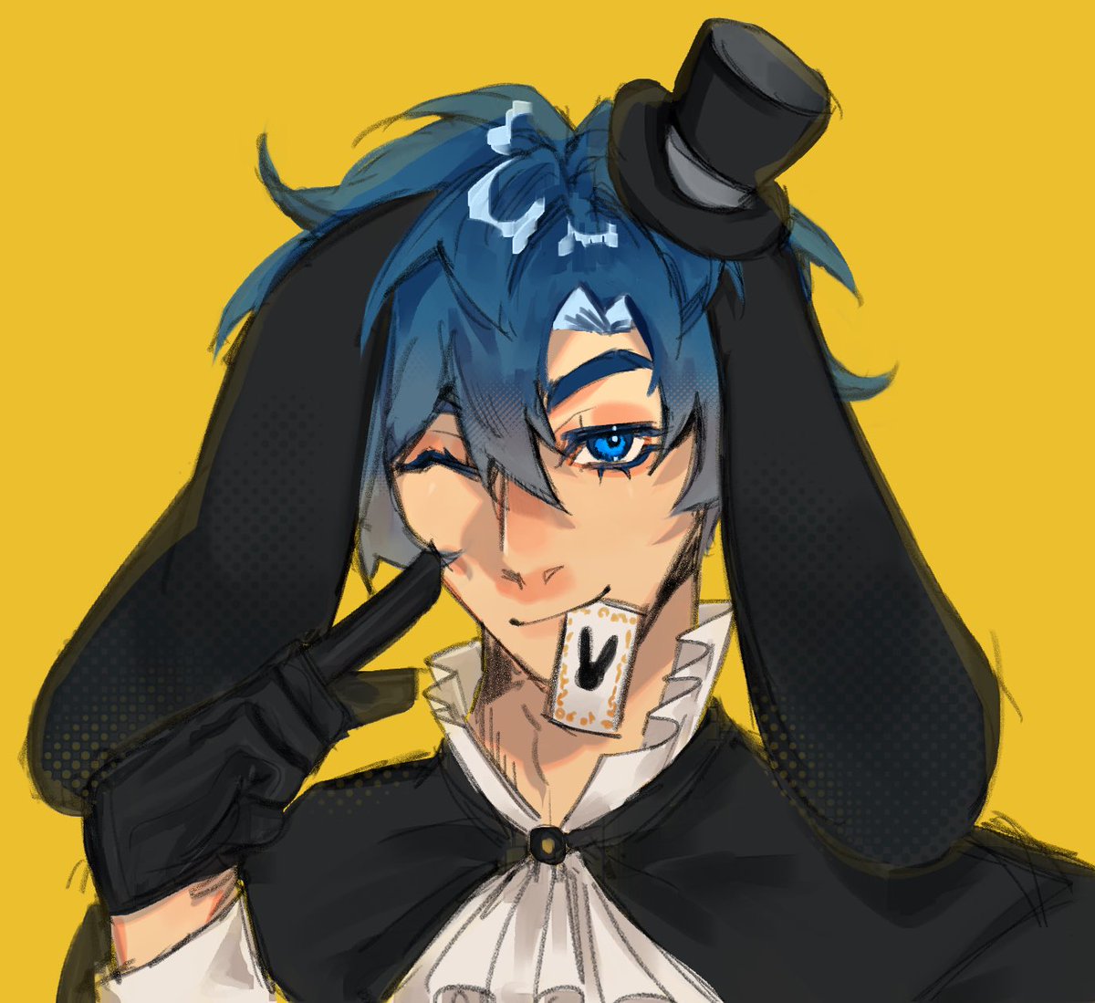 QuizzySkeptical's tweet photo. Thank you @luckytama777 for this amazing art icon. I appreciate it I will use this for #iriam you are very talented.  #Vtuber https://t.co/RDXvxok3Zk