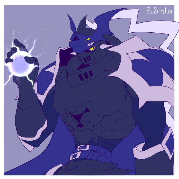 j3rry1ce's tweet photo. Portrait of my ChaosDukemon Sieg

#Digimon #ChaosDukemon https://t.co/OuuhNZBKSY