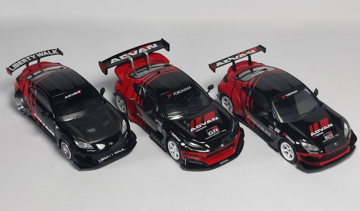 itsveepee's tweet photo. Today's pickup

Mini GT LB Nation Toyota GR86 ADVAN

side-by-side with the Pop Race GR86 Pandem ADVAN and Mini GT GR86 HKS Type R ADVAN https://t.co/xs1TIsijUO