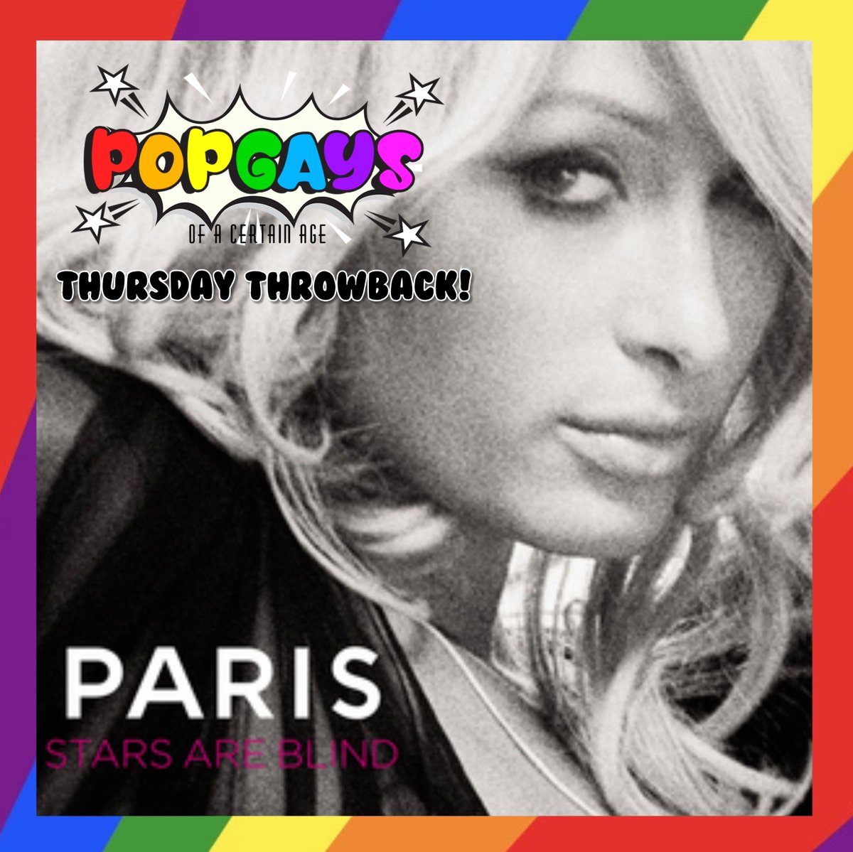 PopGays's tweet photo. #thursdaythrowback  was in the UK top 40 singles chart on this very day in 2006 for @ParisHilton 
We prefer this remix by @DJTracyYoung
Though the OG still SLIVS!
https://t.co/nyAPwTId0O https://t.co/ELhomq7nIq