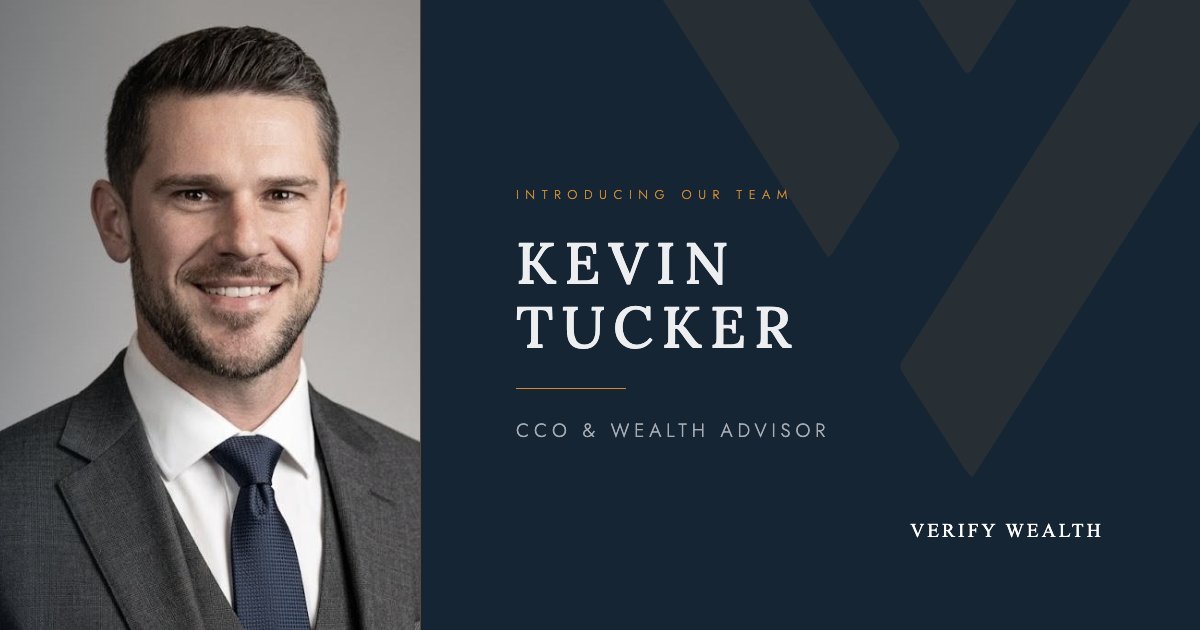 vrfywealth's tweet photo. Introducing the Verify Wealth Team: @kevintucker_ , CCO & Wealth Advisor

Bringing nearly a decade of tech problem-solving from SaaS into personal finance, Kevin treats financial planning like product development: build, implement, and continuously iterate to help clients align their money with real purpose.

When he’s not working with clients, you can find him outdoors keeping up with his wife and four kids—whether they're mountain biking, wake surfing, or out on the golf course.