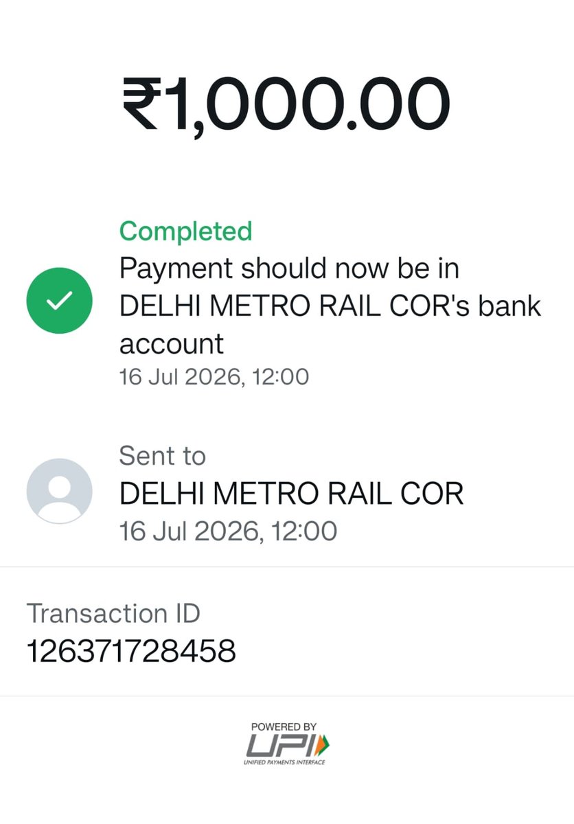 jhasumitkumar's tweet photo. @OfficialDMRC 

Paid money for new recharge card.your staff is saying they have not received the payment.last one month they are giving excuse https://t.co/ZDhrV0PAOd
