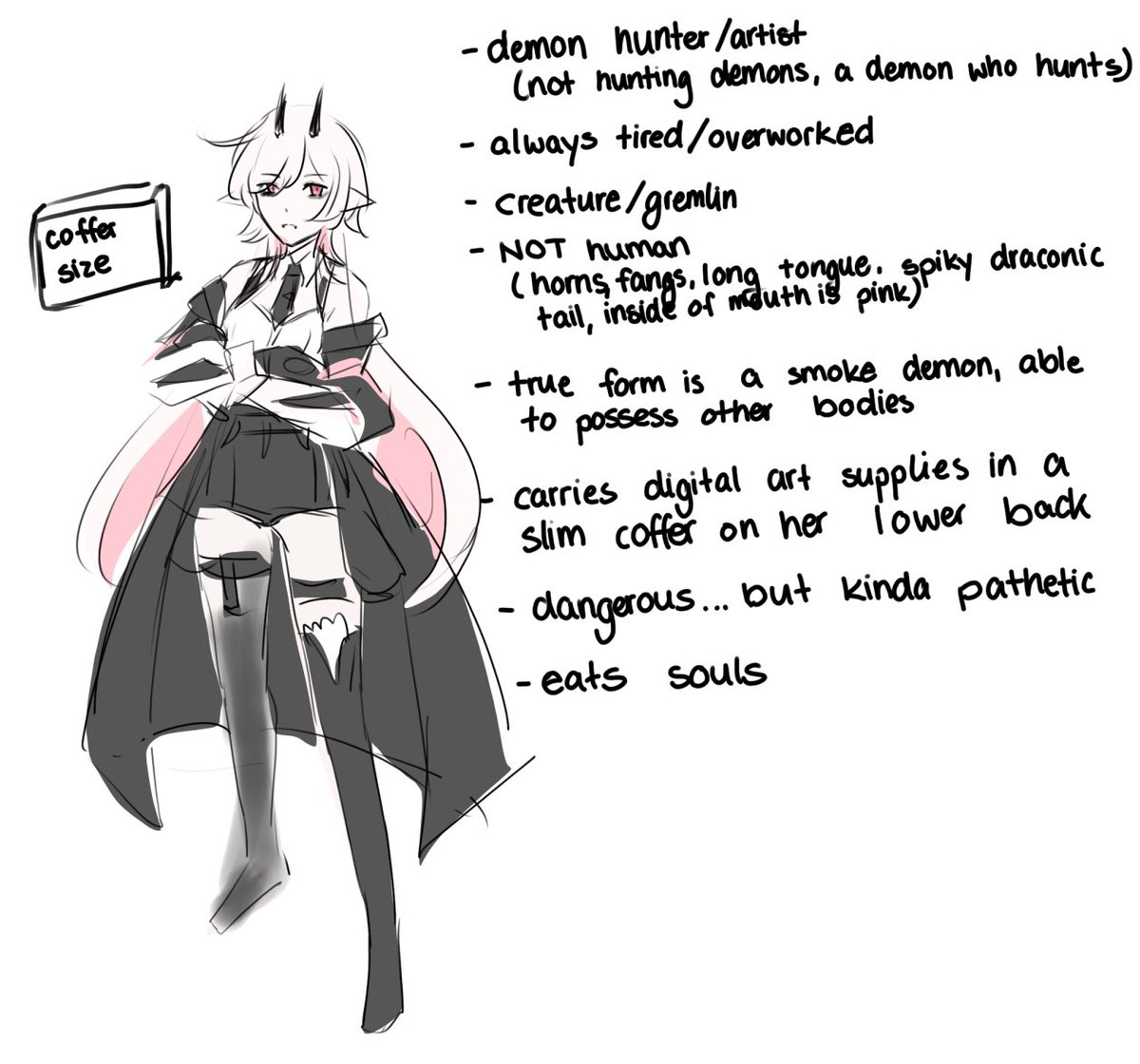 zefyrine's tweet photo. first concept vs vtuber design https://t.co/bll2SZkRnE