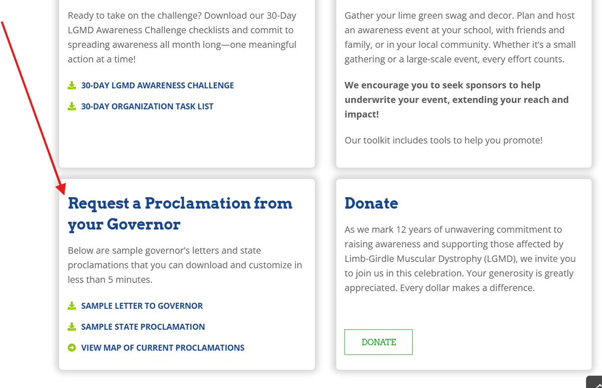 LgmdAwareness's tweet photo. Time is running out to submit state proclamations for  Awareness Day.

Please help us spread awareness in every state!

💚 Find our resources by visiting: https://t.co/0rkoJbEO4T , scroll down to "Request a Proclamation from your Governor." https://t.co/kOgqml7ge1