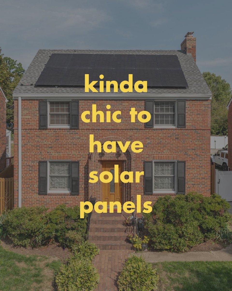 SolarSolutionDC's tweet photo. The most chic solar company in the DMV 👋 https://t.co/WGTNP7hRah