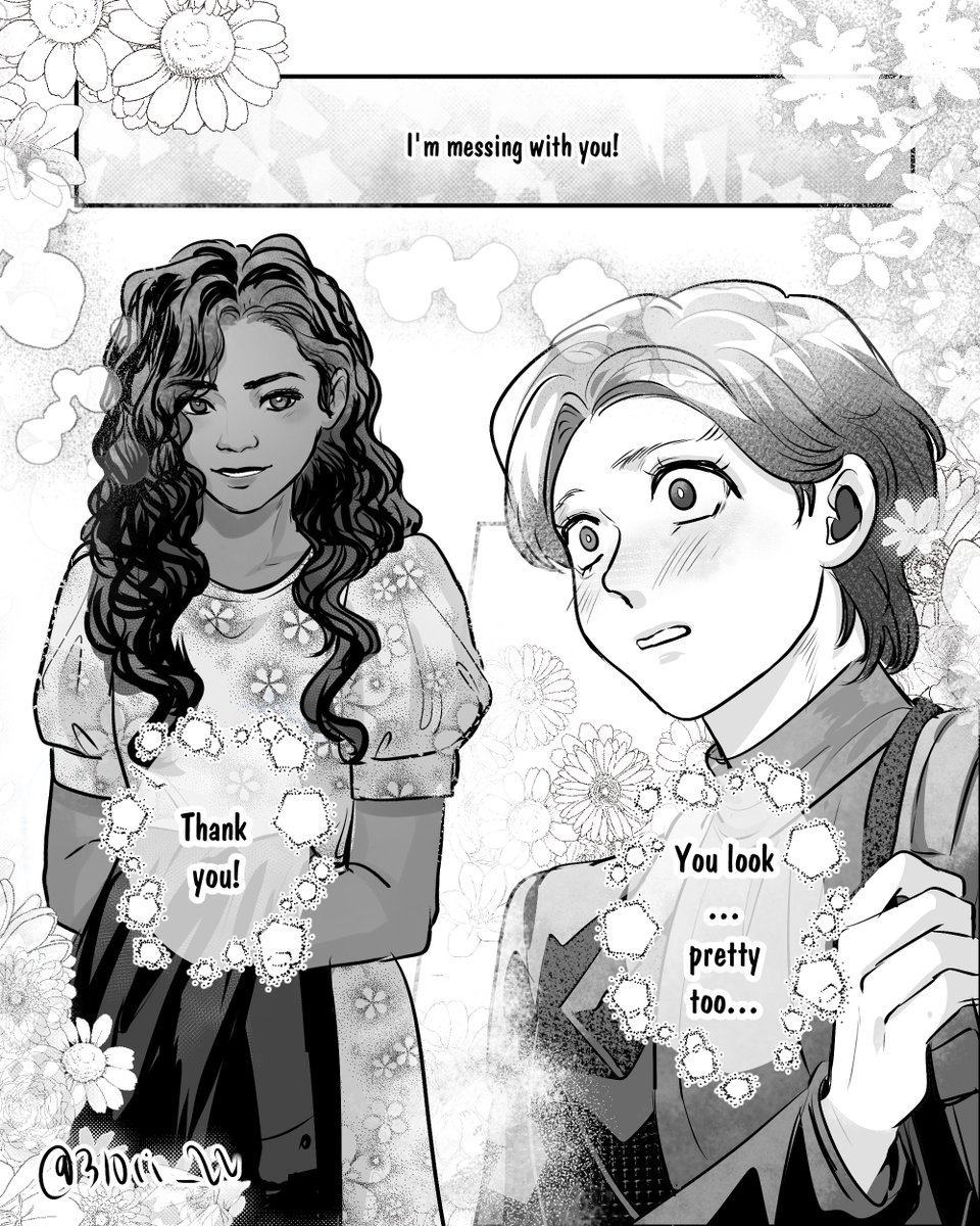 310ri_22's tweet photo. Far From Home Opera house scene but it's MJ and Petra (borrowing May's dress) https://t.co/gqeZtKAJQf