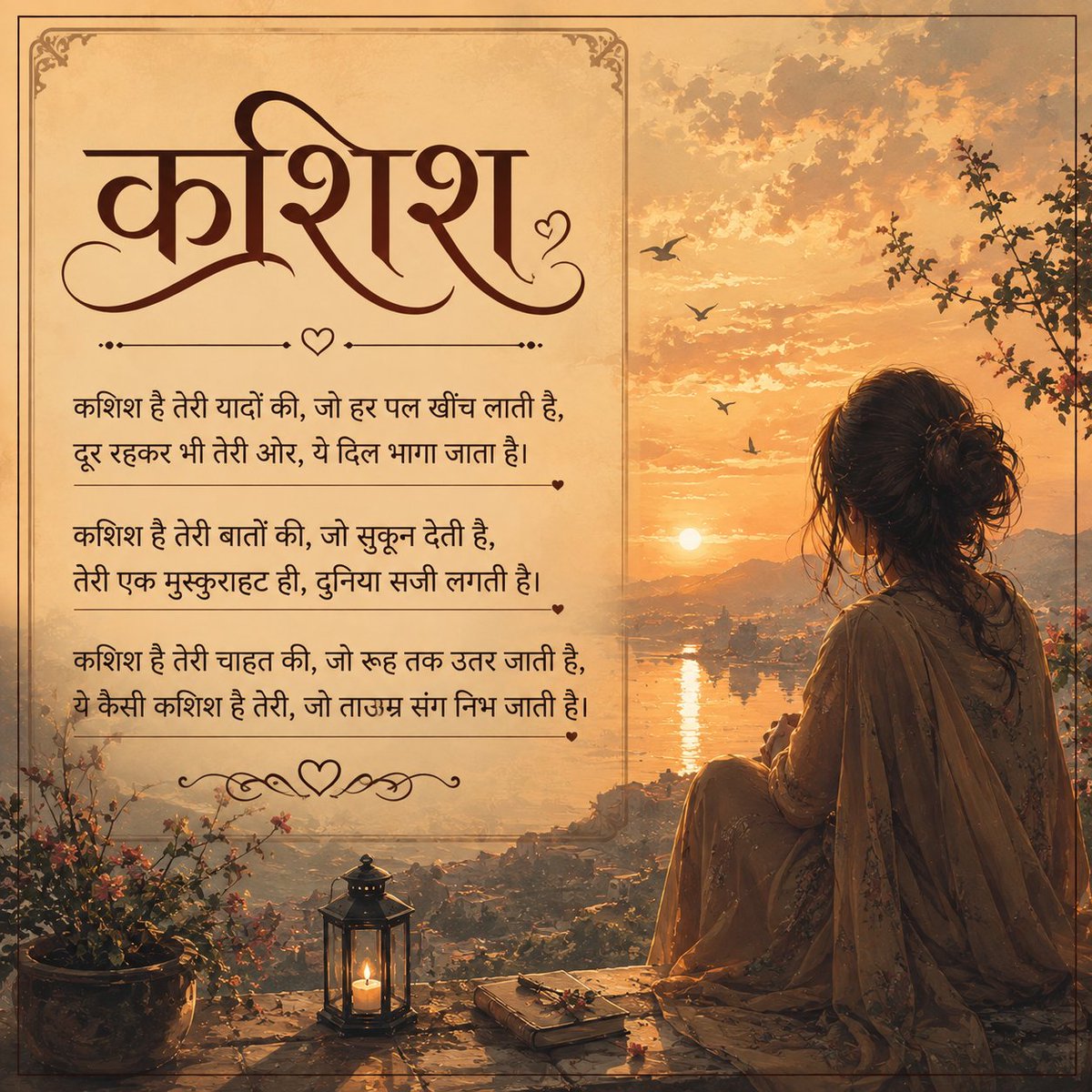 zengdivaa's tweet photo. ...ये कशिश है तेरी यादों की, जो हर पल खींच लाती है।

#RomanticRealism #Romanticpoetry #GangstarMirageCityIndia #BWFWorldChampionships #EPIC #जगत_उद्धारक_संतरामपालजी #Dial1975 #EkamBawaYogiAyaSong #AmeerLog #Spirit https://t.co/tZNhP3ysKZ