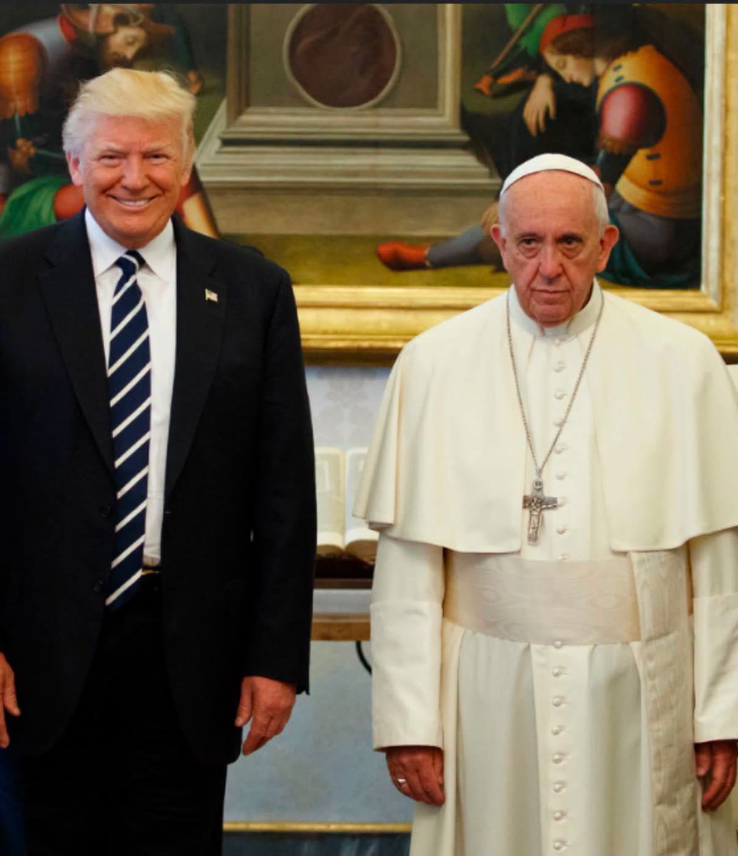 Real_QQuantum's tweet photo. The face the Pope makes when you take 650 military plane loads of gold from the Vatican. https://t.co/WeG8dqdGXS