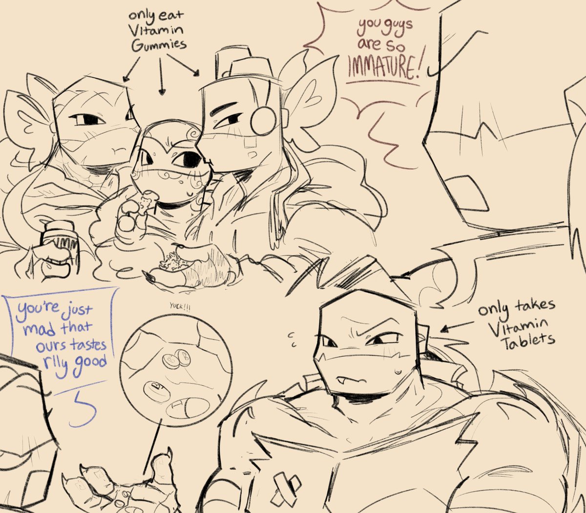 TechyTurt9000's tweet photo. Kinda old but I miss them so bad 

#ROTTMNT #riseoftheteenagemutantninjaturtles https://t.co/empcDlKJ9j