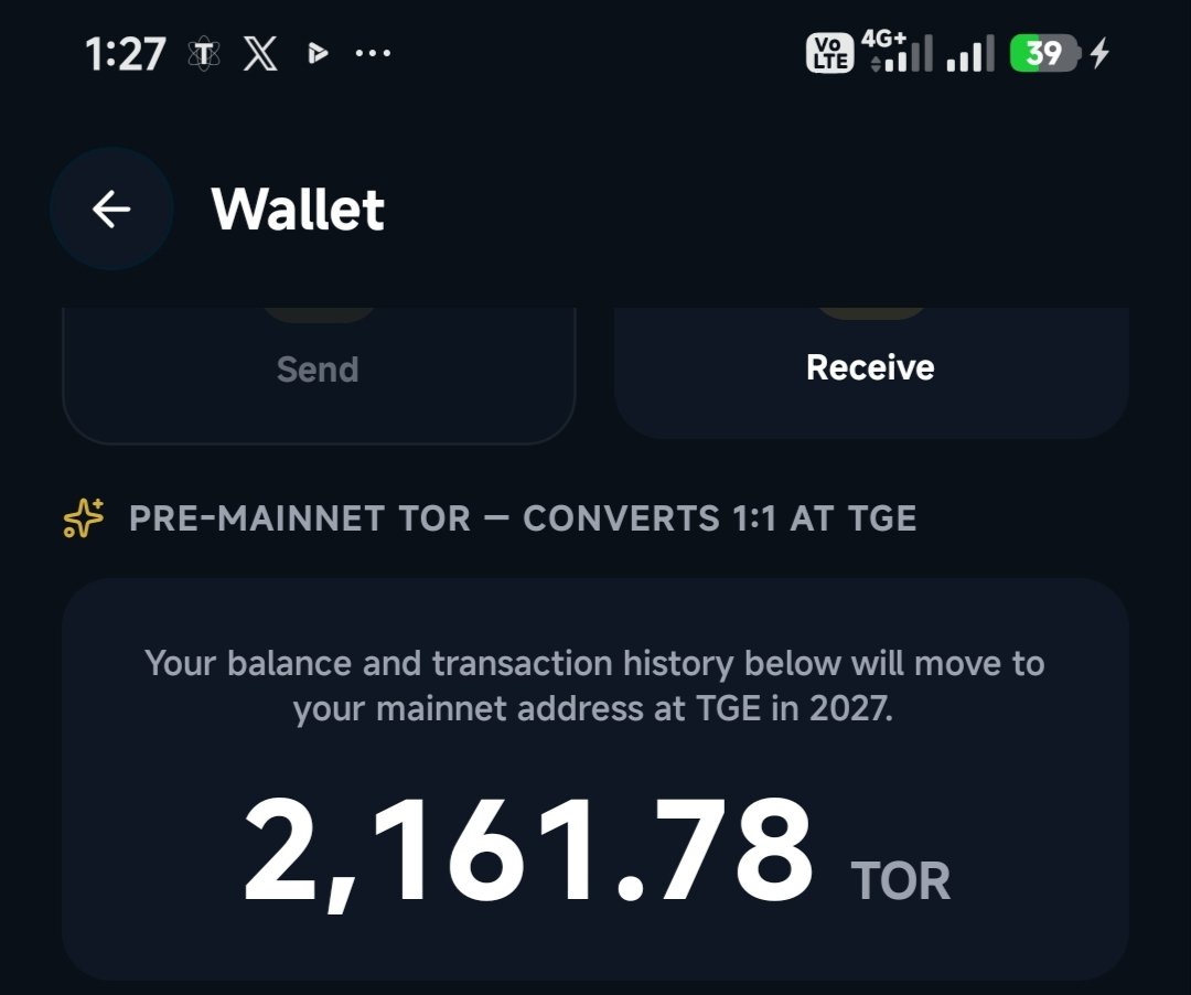Kaide41's tweet photo. Day 5 Mining.
Hope not yet too late.

Let's go.

#ToriumNetwork

Use my code: TORIUM-NLFBVJ
Download: https://t.co/oLXP71mfh9… https://t.co/HH2CAFdEwN