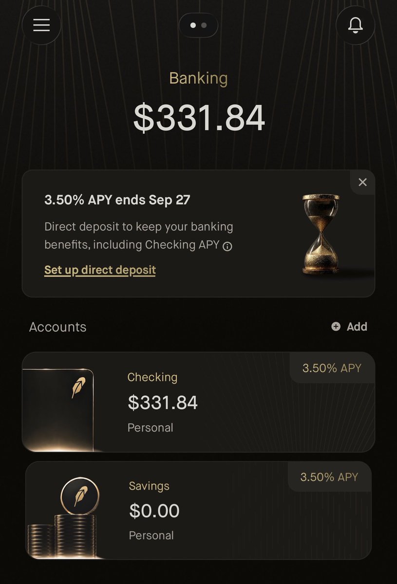 LibertySwapFi's tweet photo. If you have a large amount of money and live in the US, you can open a @RobinhoodApp Banking account. It’s an FDIC-insured bank.

You can move millions of dollars to the bank instantly, then convert to USDC or USDG for free at a 1:1 rate with no delay.

Then, you can bridge directly to PulseChain through the new LibertySwap routes.

I tested it, and it works beautifully.
