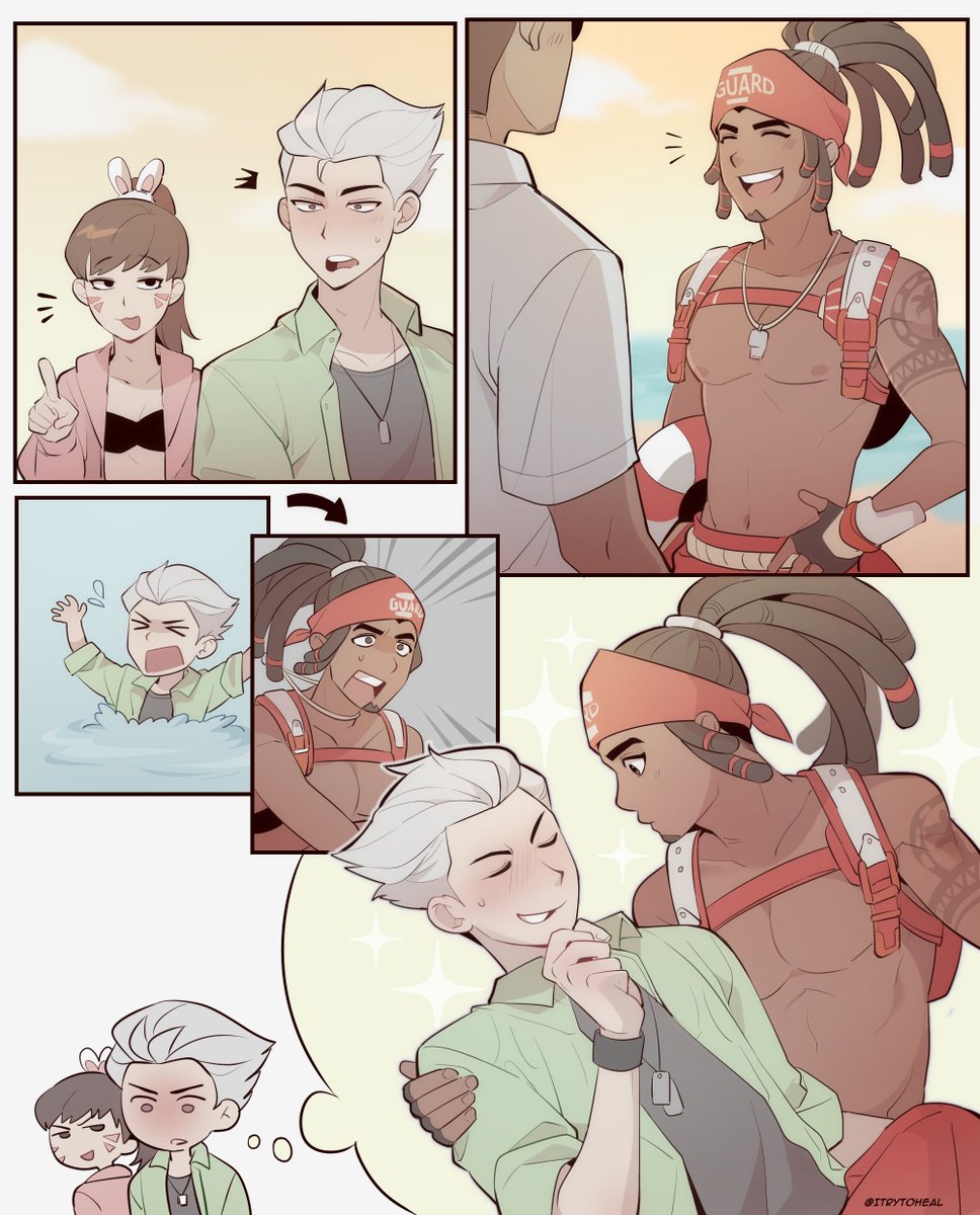 ITRYTOHEAL's tweet photo. #overwatch 
This art gave me a lot of inspiration https://t.co/1YzrxTuXYE