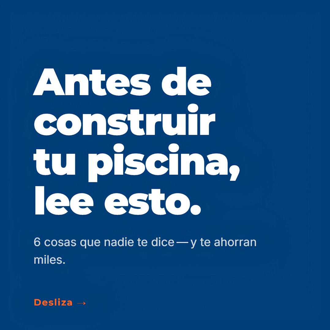 serviaguas's tweet photo. Antes de construir tu piscina en Panamá: impermeabiliza primero.

Es el paso que más se salta y el origen de las fugas que aparecen a los dos años — cuando ya hay acabado encima y arreglarlo cuesta cinco veces más.

Asesoría hidráulica: 6920-9362 https://t.co/MVOYZBz1nB