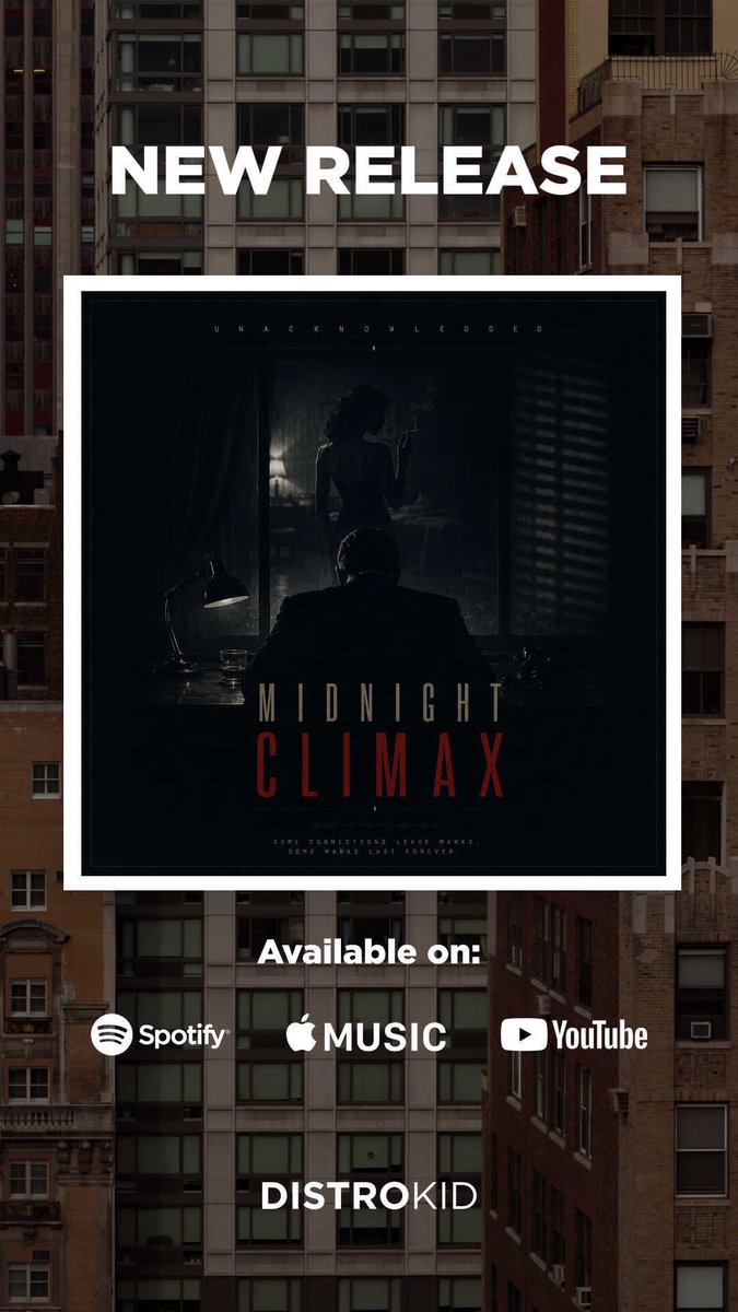 Unacknowledg3d's tweet photo. New album. MIDNIGHT CLIMAX.
MK-Ultra noir. Nine tracks. No consent forms. UNACKNOWLEDGED — Now on @spotify, @applemusic, and @YouTube https://t.co/xPYFwF72oW