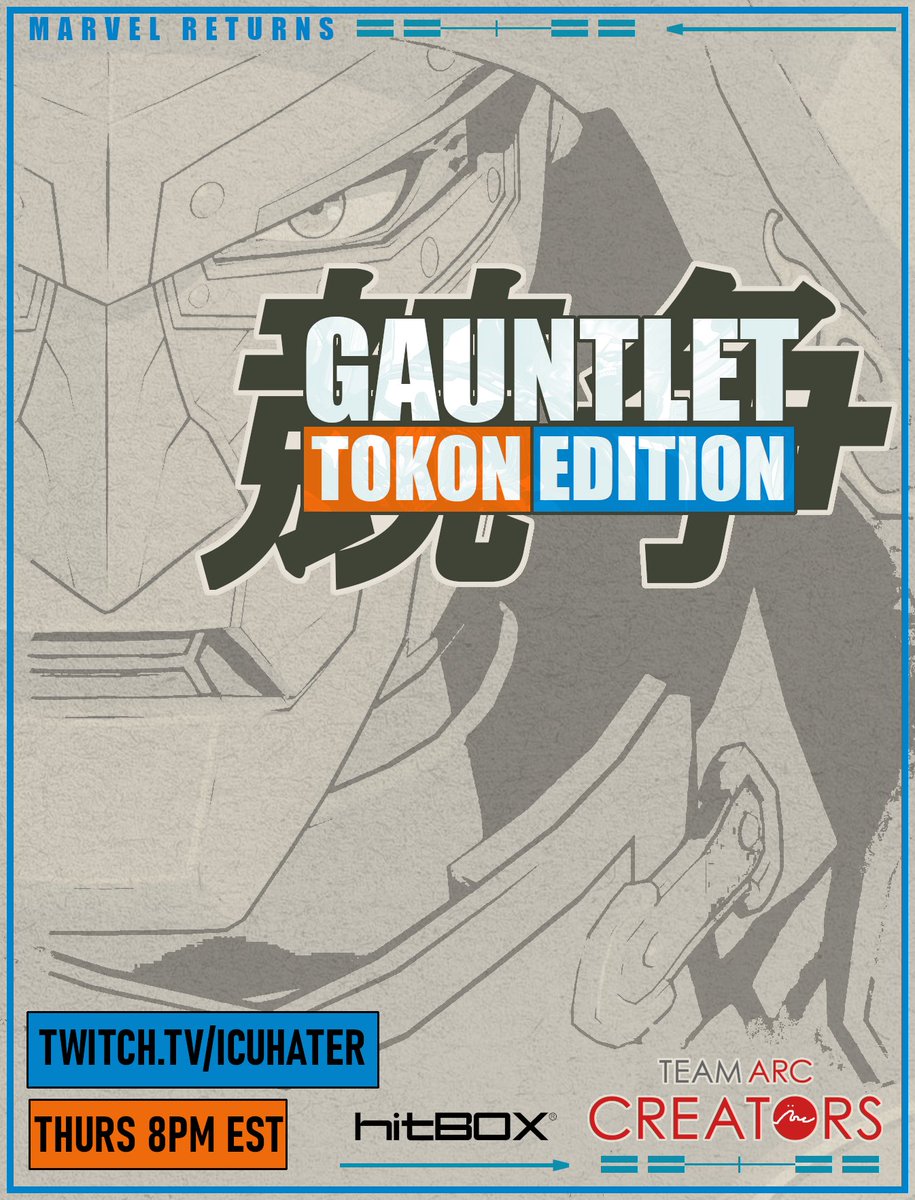 i_c_u_hater's tweet photo. GAUNTLET: TOKON EDITION

Live tonight at 8pm est! We run a unique 2 stage tournament format.

Group stage -> Knockout stage

Just like the World Cup! Catch all the Marvel action on twitch!

#TeamArcCreators 

https://t.co/MgHIibCHPq https://t.co/As0A1wuQnW