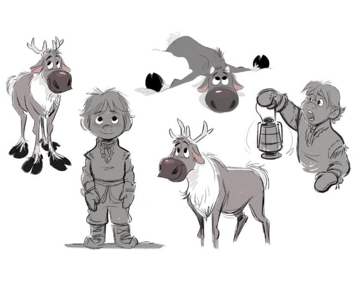 LESBlANELSA's tweet photo. these young Kristoff and Sven designs are so cute theyre my babies i love them https://t.co/OxVVQELepf