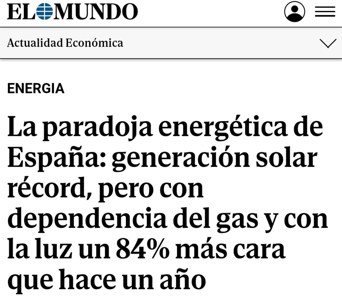 NicoBolivariano's tweet photo. Récord de placas solares, récord de horas de sol y récord de generación solar. Pero tienes la luz un 84% más cara que el año pasado.

Sí, el Gobierno de España os está estafando. https://t.co/hTW3wp3pus